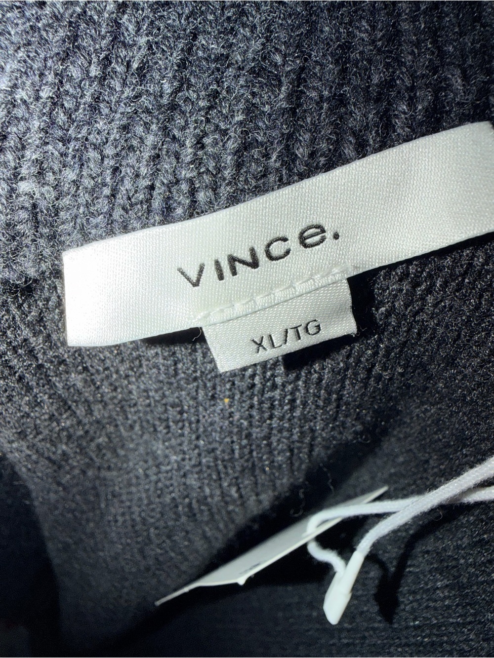 Vince Charcoal Wool Blend Draped Car Sweater Coat NWT - Picture 8 of 9